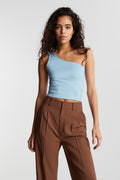 Joline one shoulder top