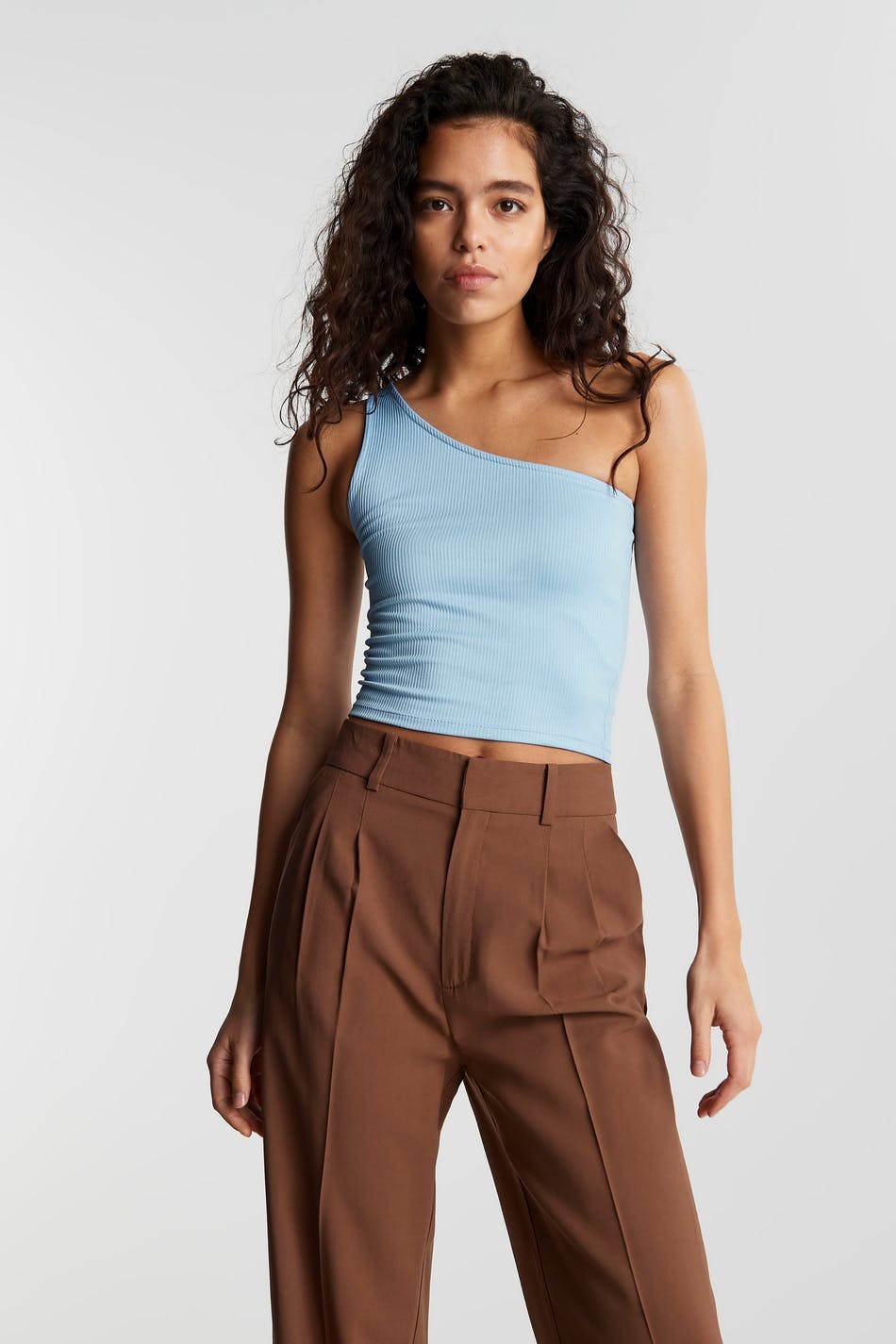 Joline one shoulder top