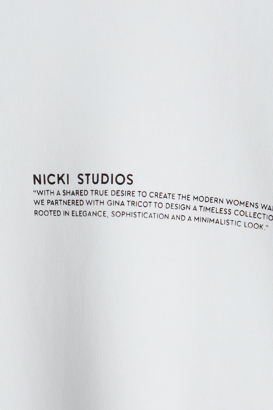 Nicki t-shirt
