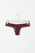 Lace thong