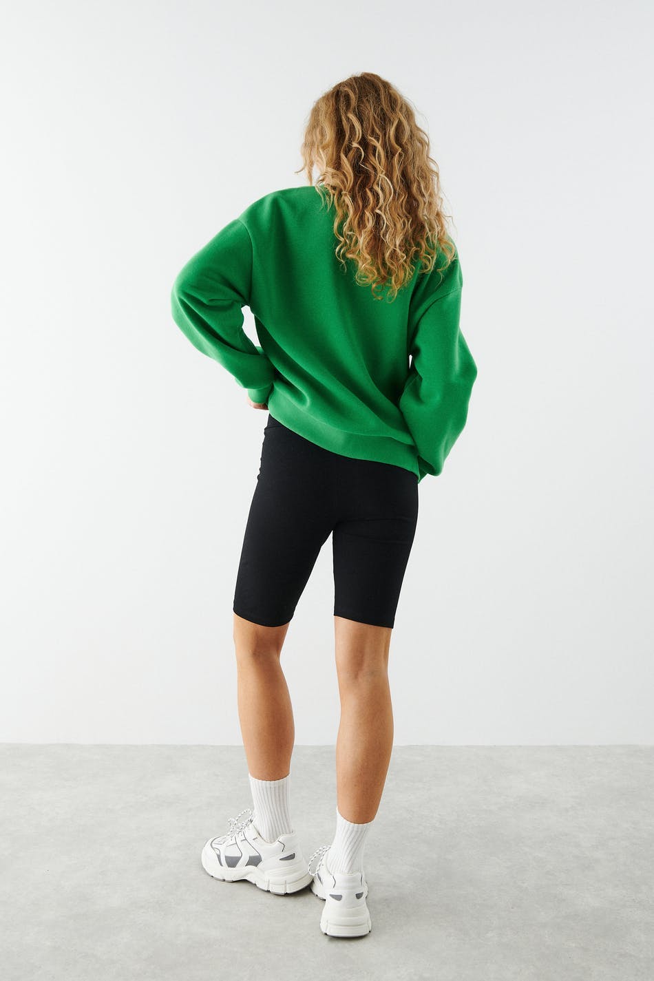 basic long biker pants