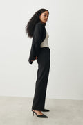 straight regular trousers