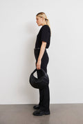 straight tall trousers