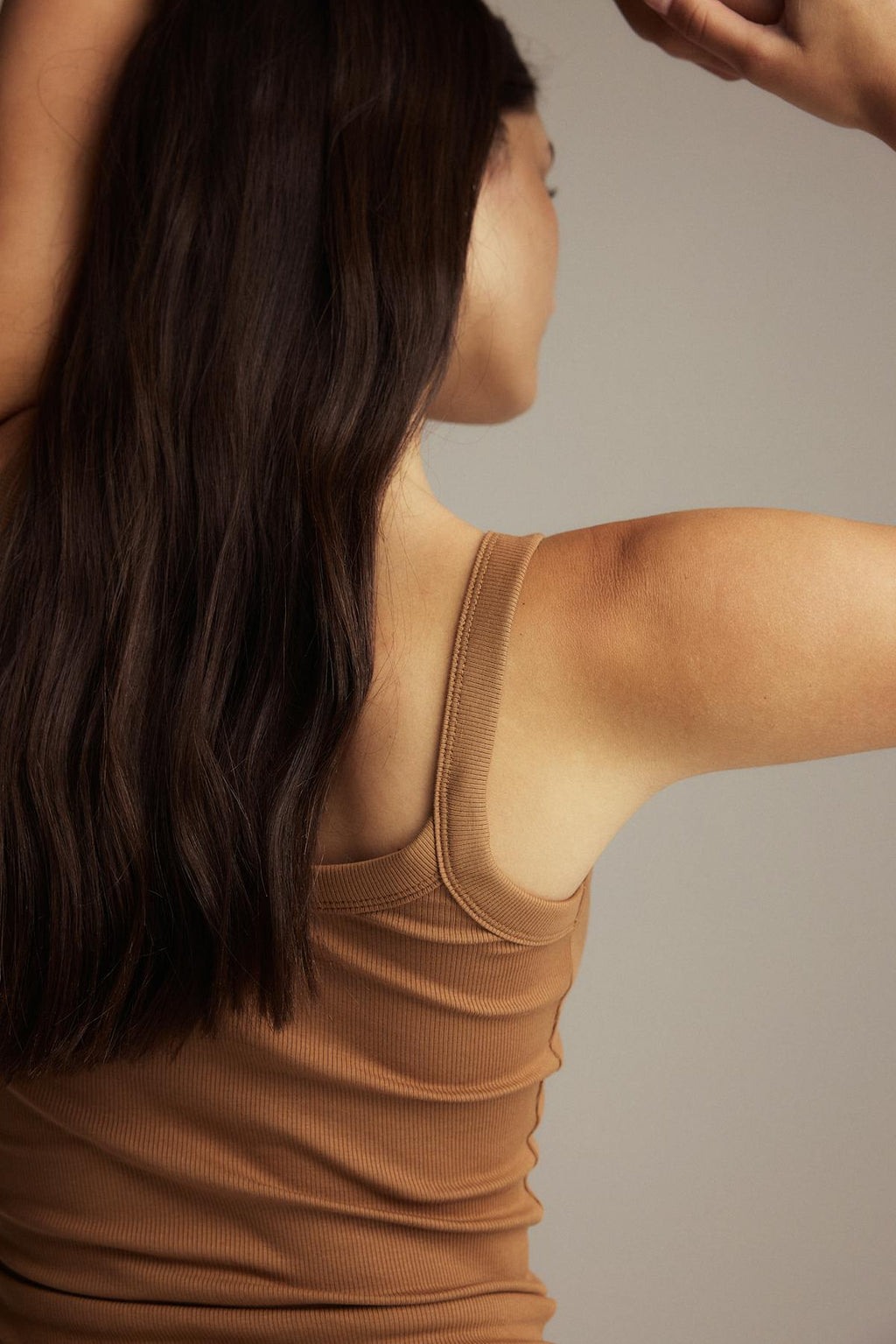 Tight fit rib singlet