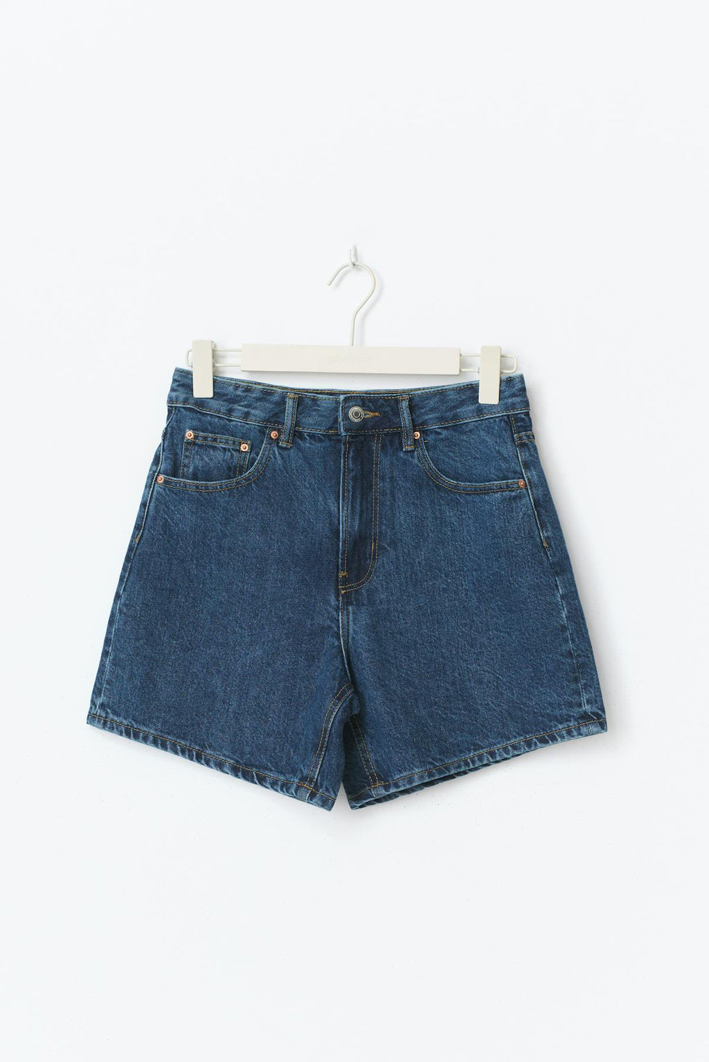 High waist denim shorts