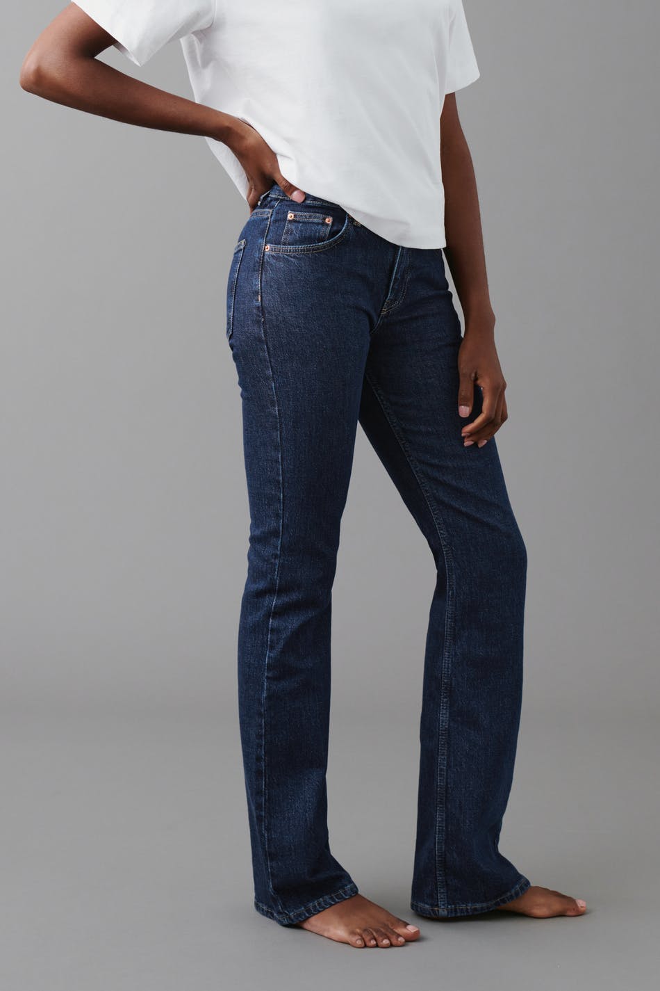 Full length flare jeans