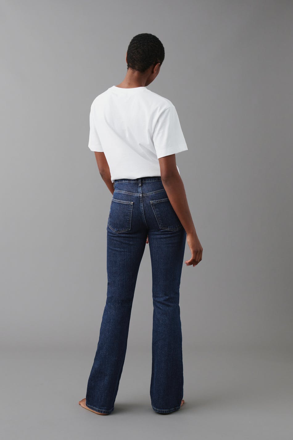 Full length flare jeans