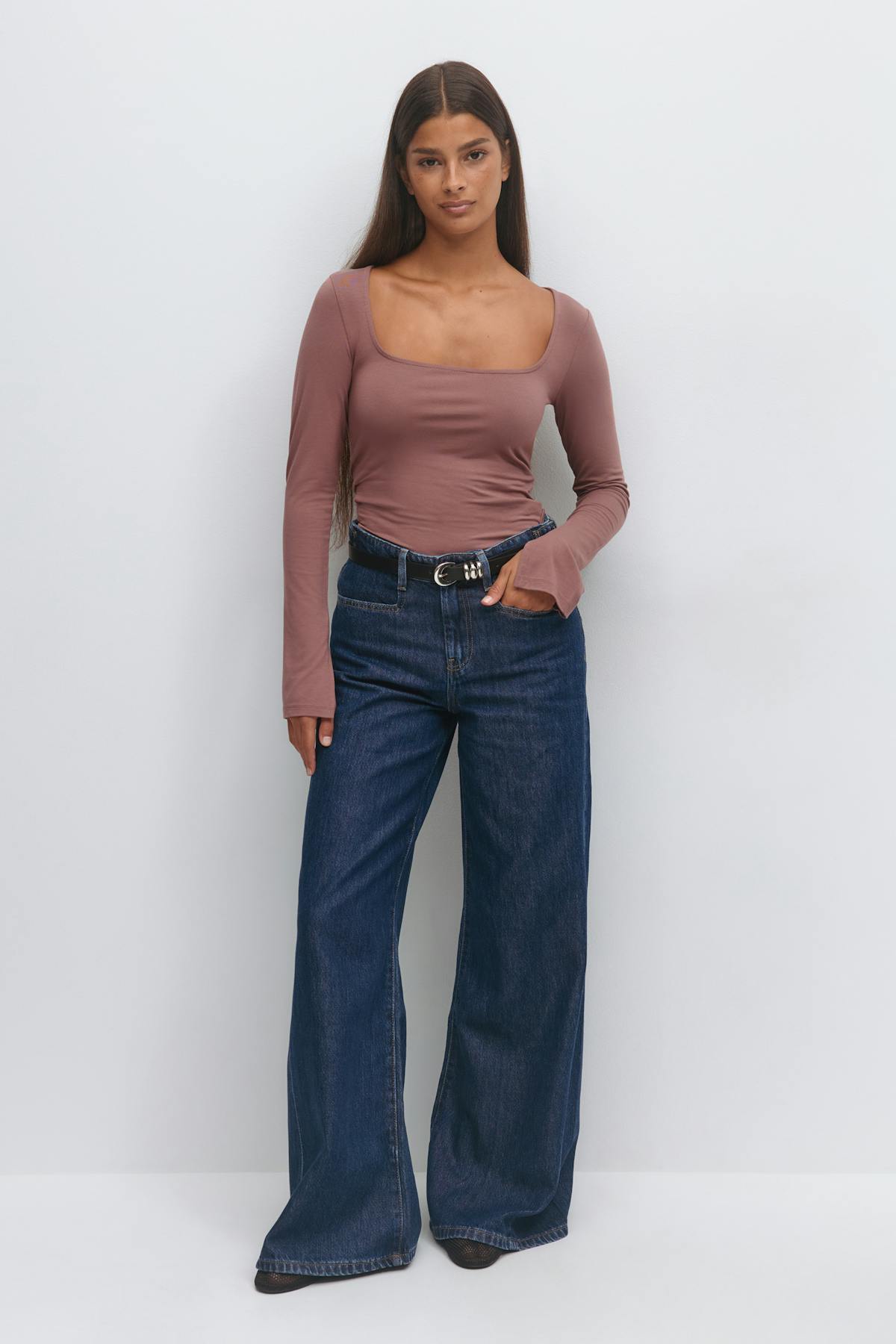 Soft touch jersey top