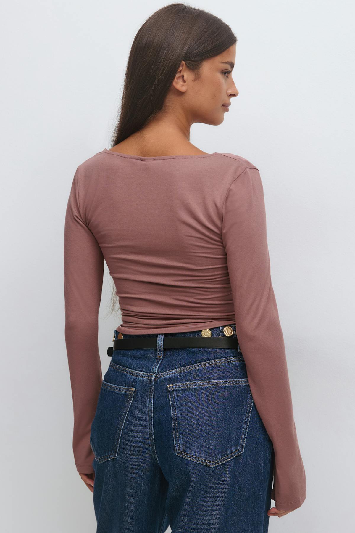 Soft touch jersey top