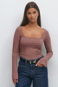 Soft touch jersey top