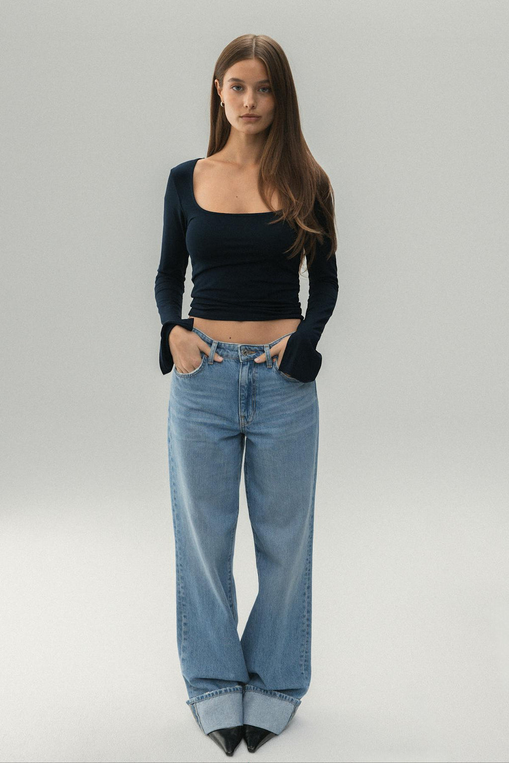 Soft touch jersey top