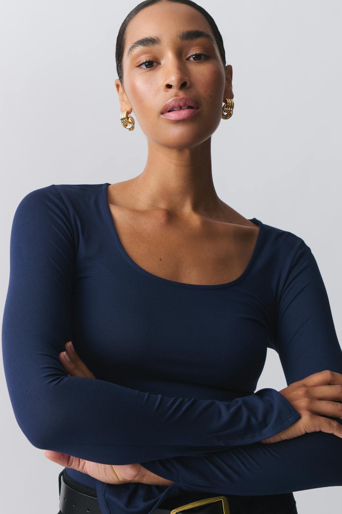 Soft touch jersey top