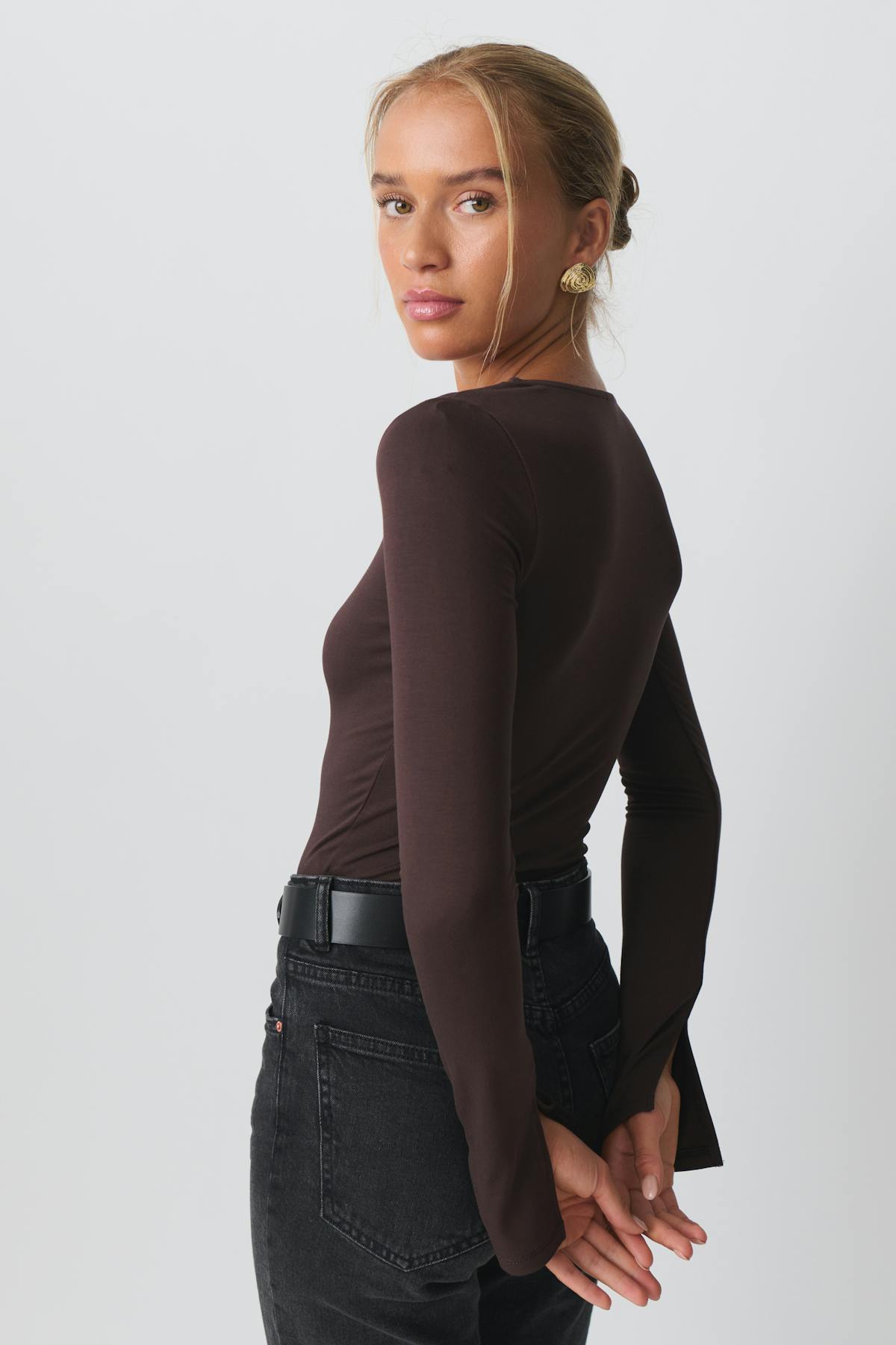 Soft touch jersey top