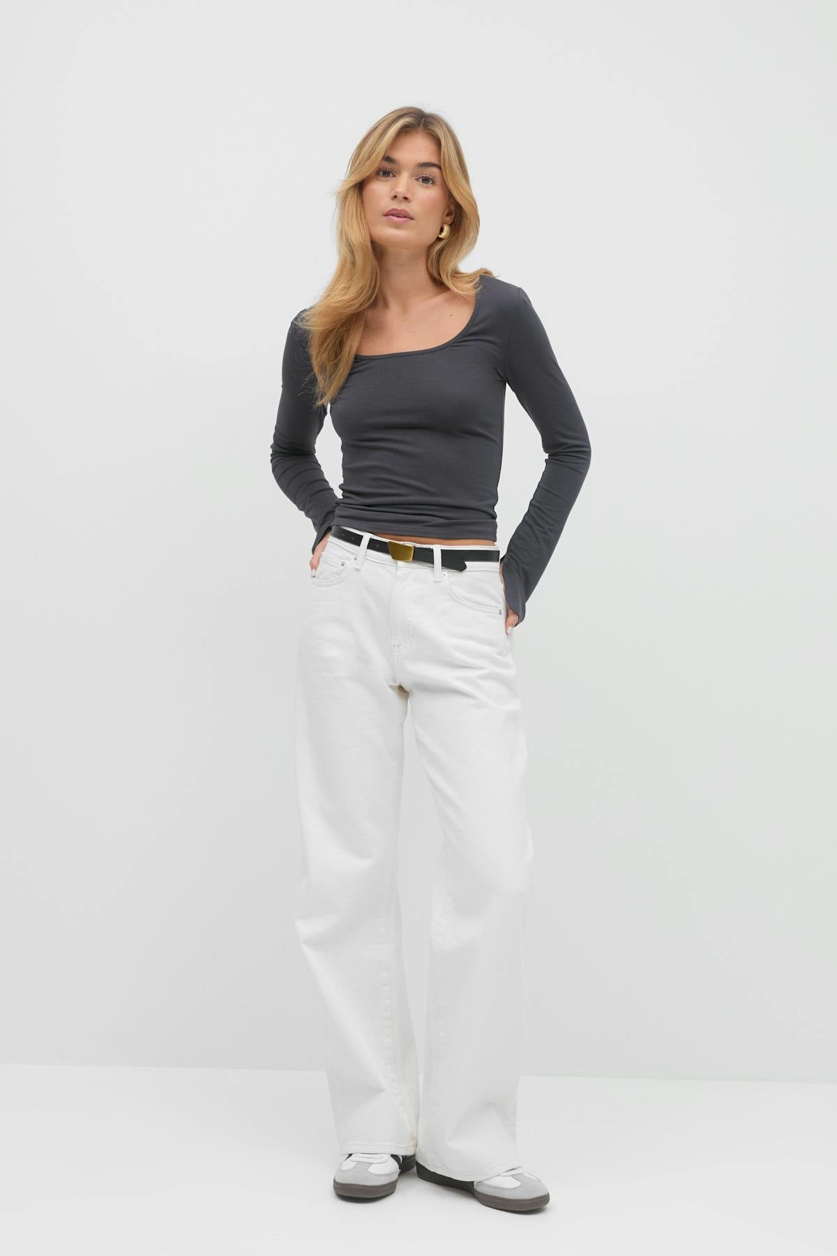 Soft touch jersey top