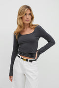 Soft touch jersey top