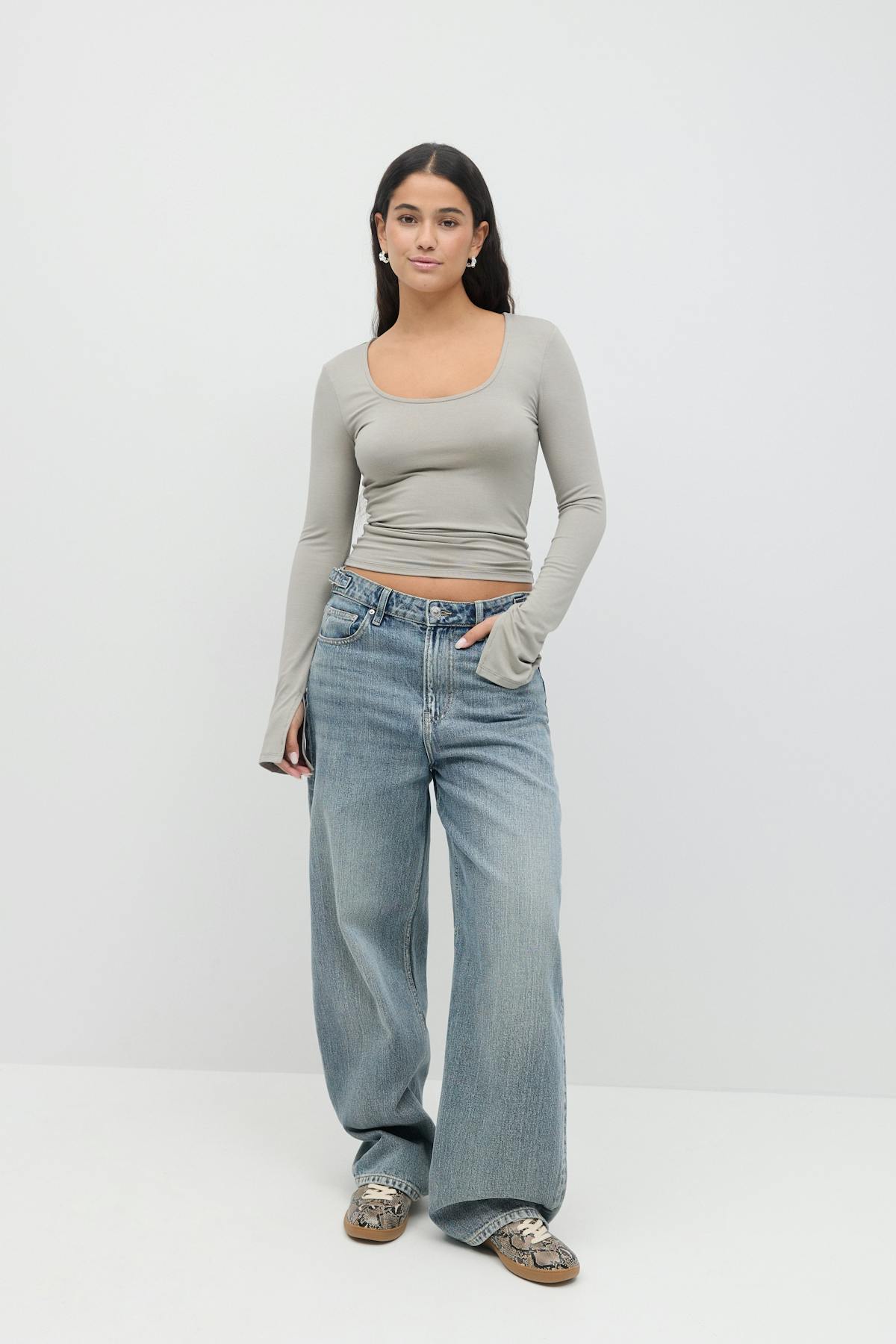 Soft touch jersey top