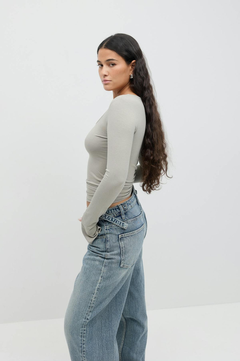 Soft touch jersey top
