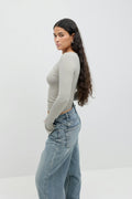 Soft touch jersey top