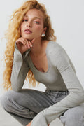 Soft touch jersey top