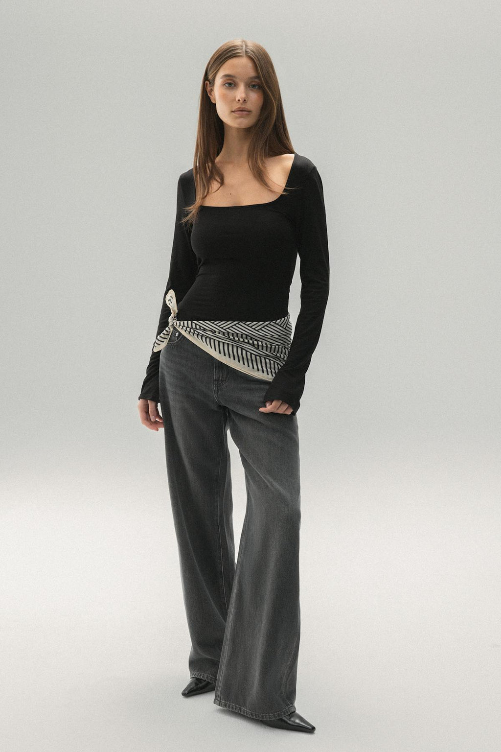 Soft touch jersey top