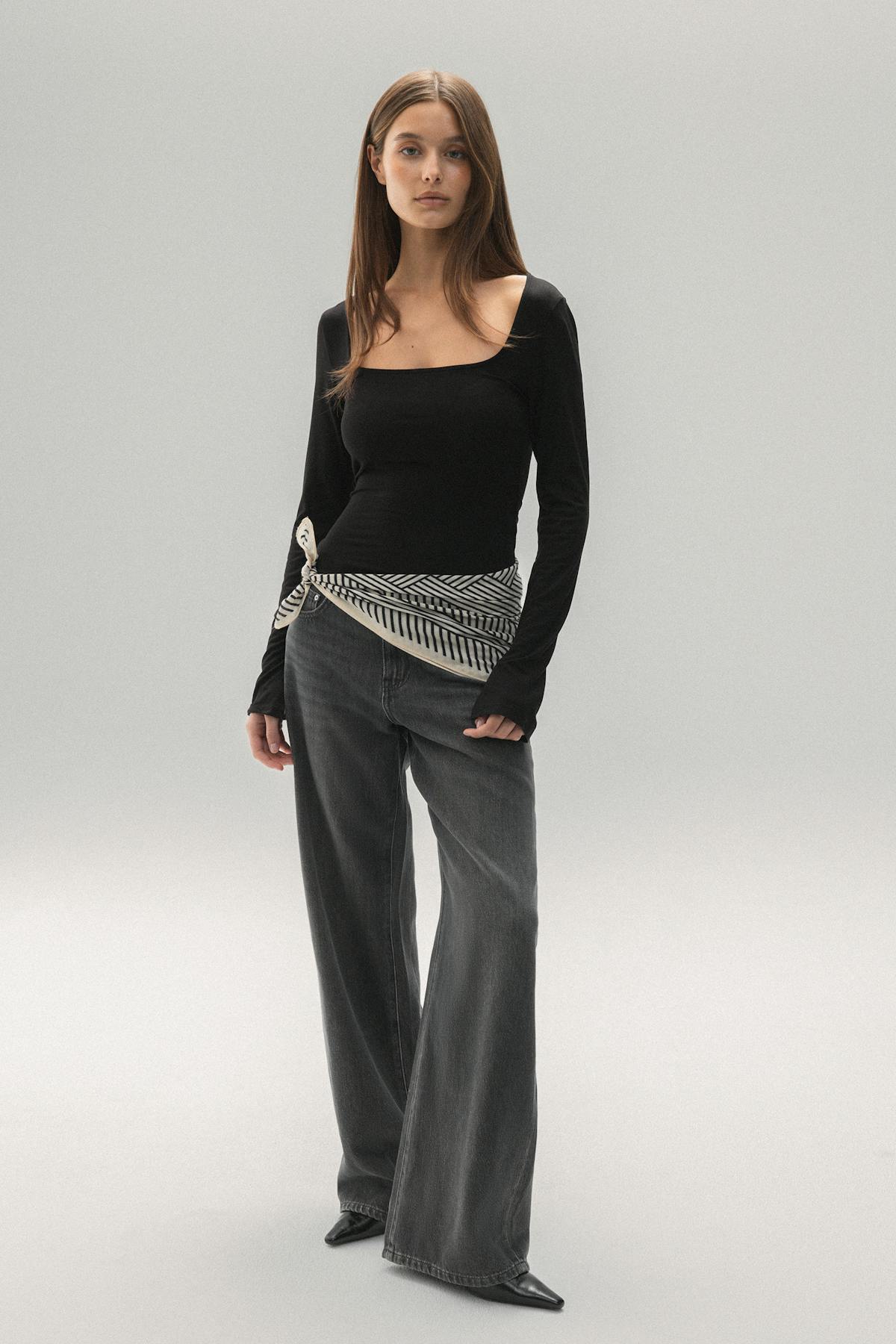 Soft touch jersey top