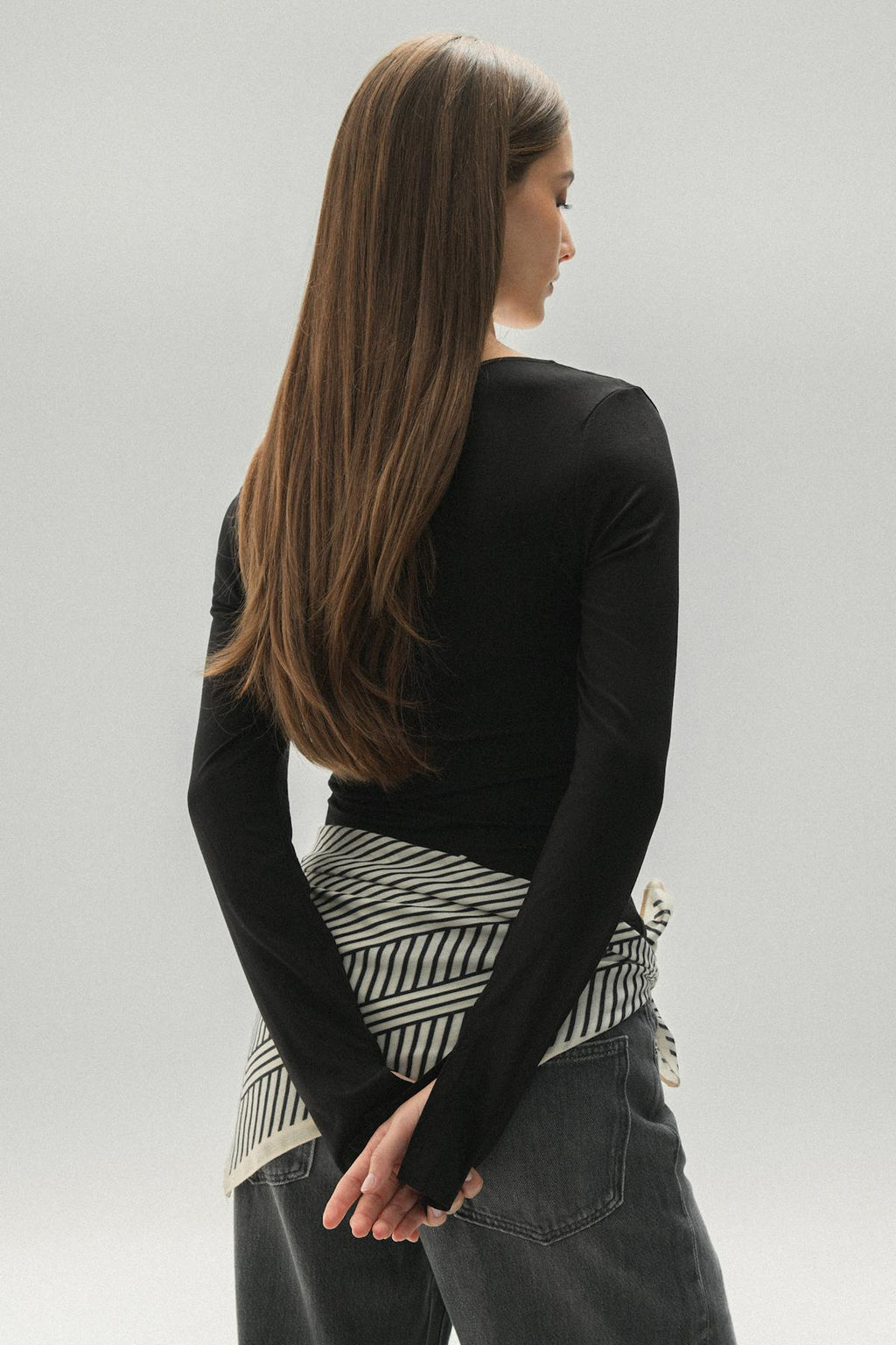 Soft touch jersey top