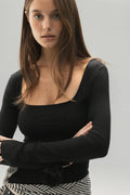 Soft touch jersey top
