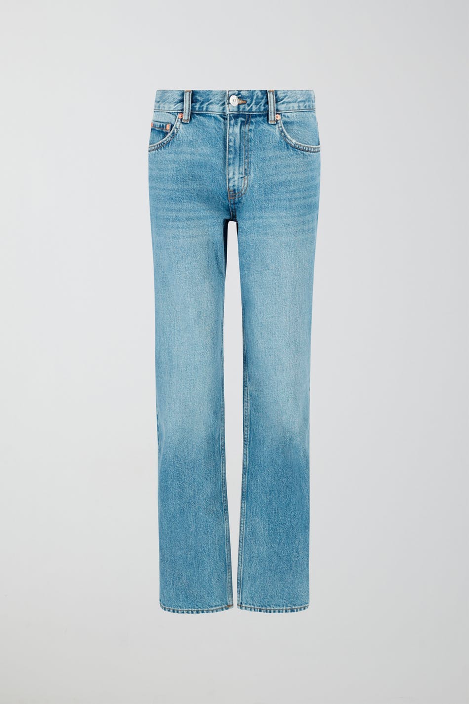 low straight jeans