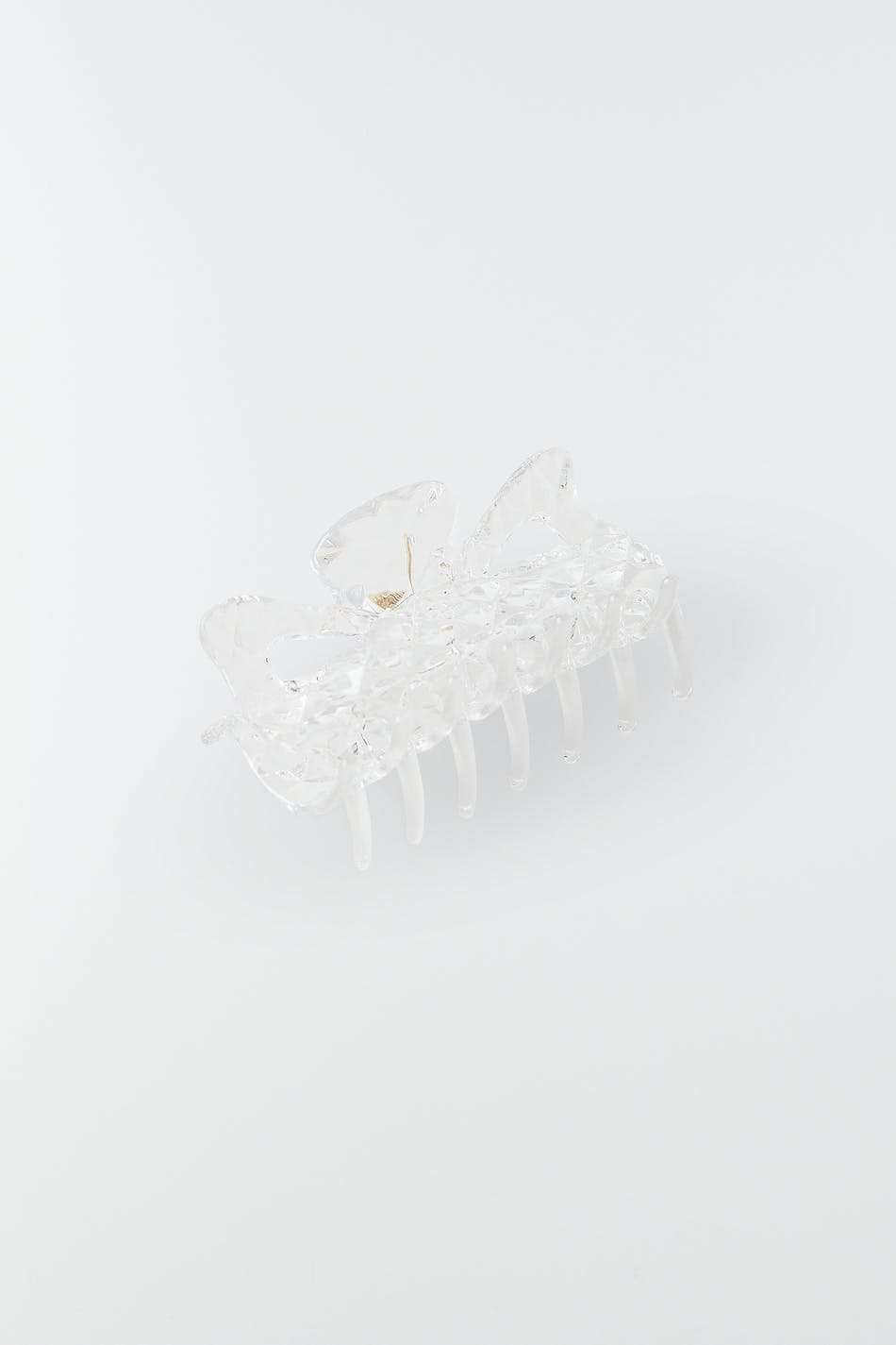 Transparent hair clip