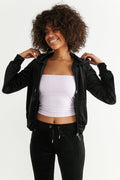 Velour hoodie