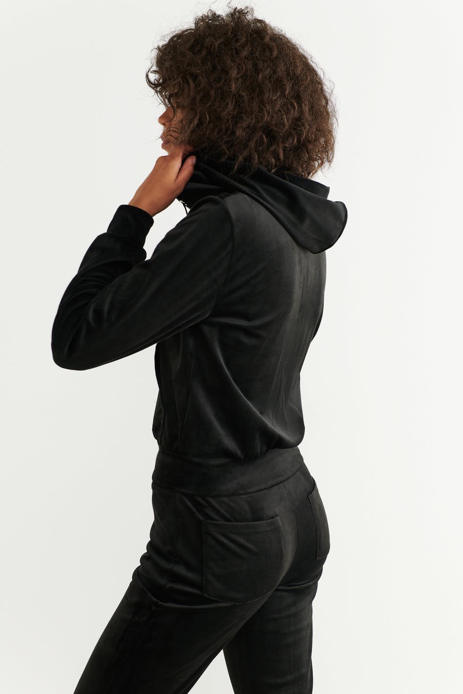 Velour hoodie