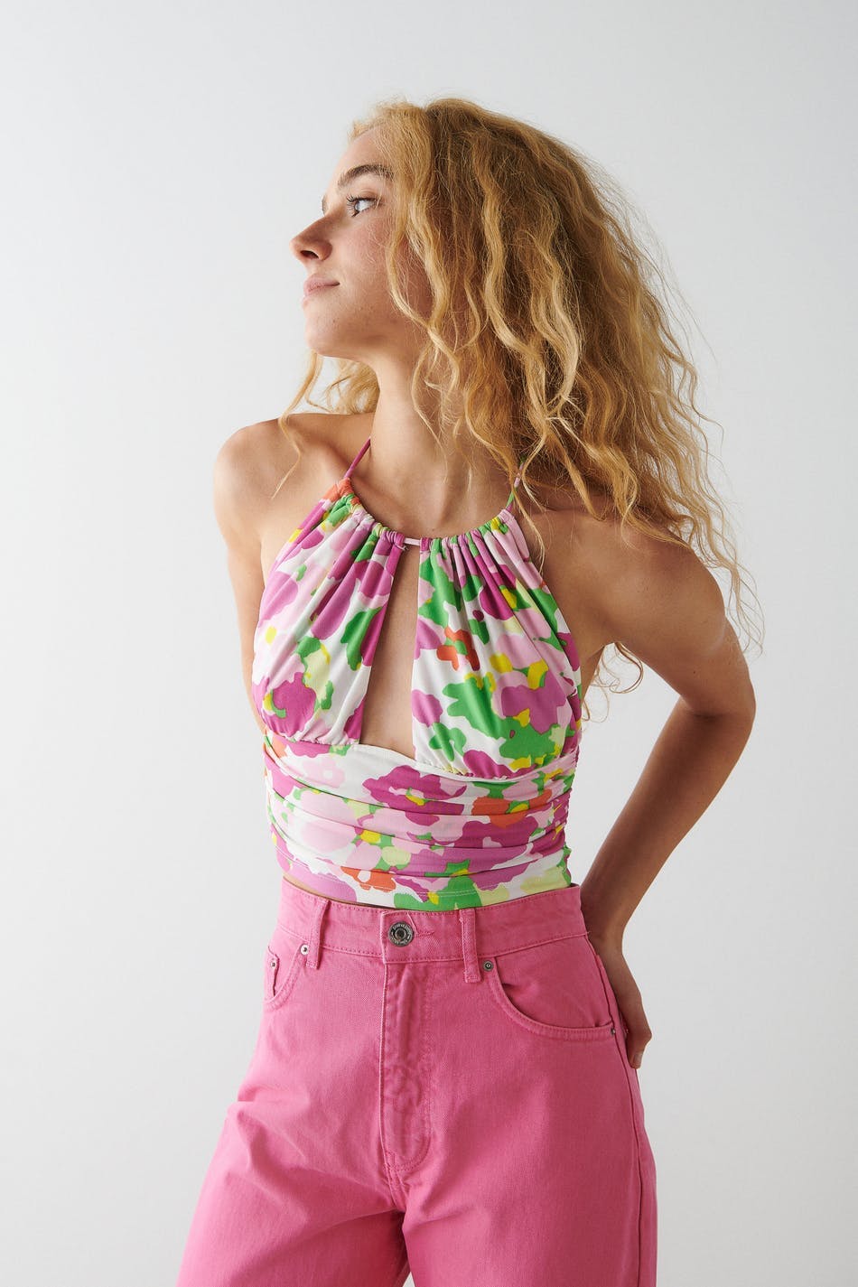 halterneck top