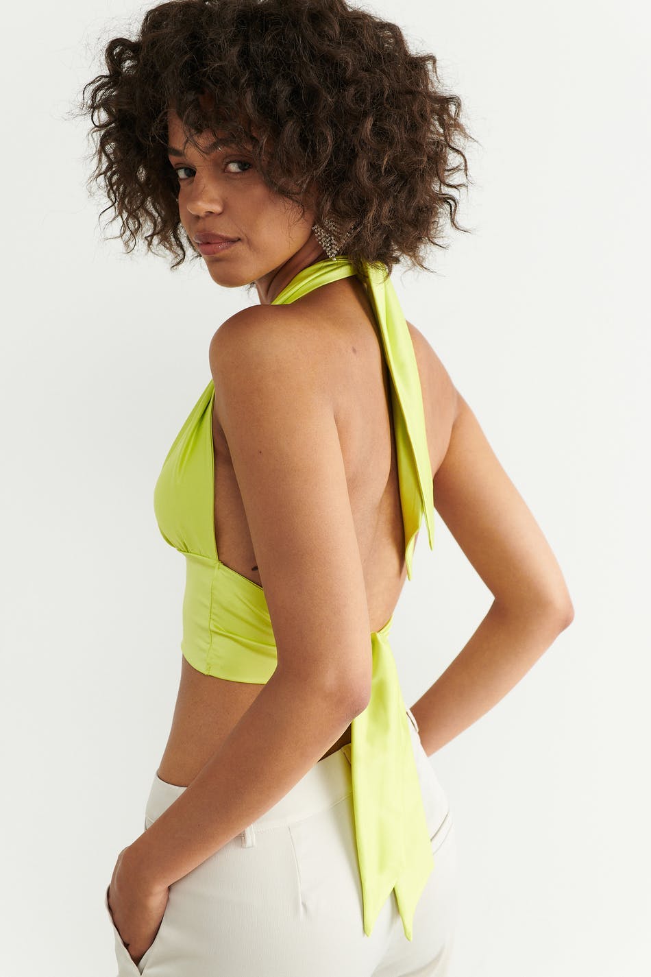 halterneck top