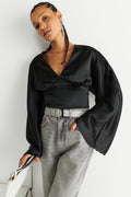 satin blouse