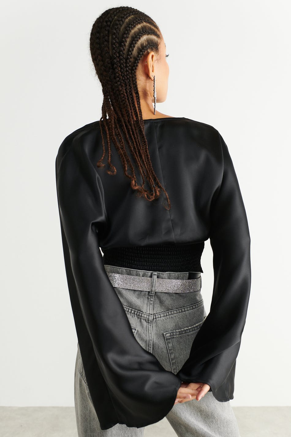 satin blouse