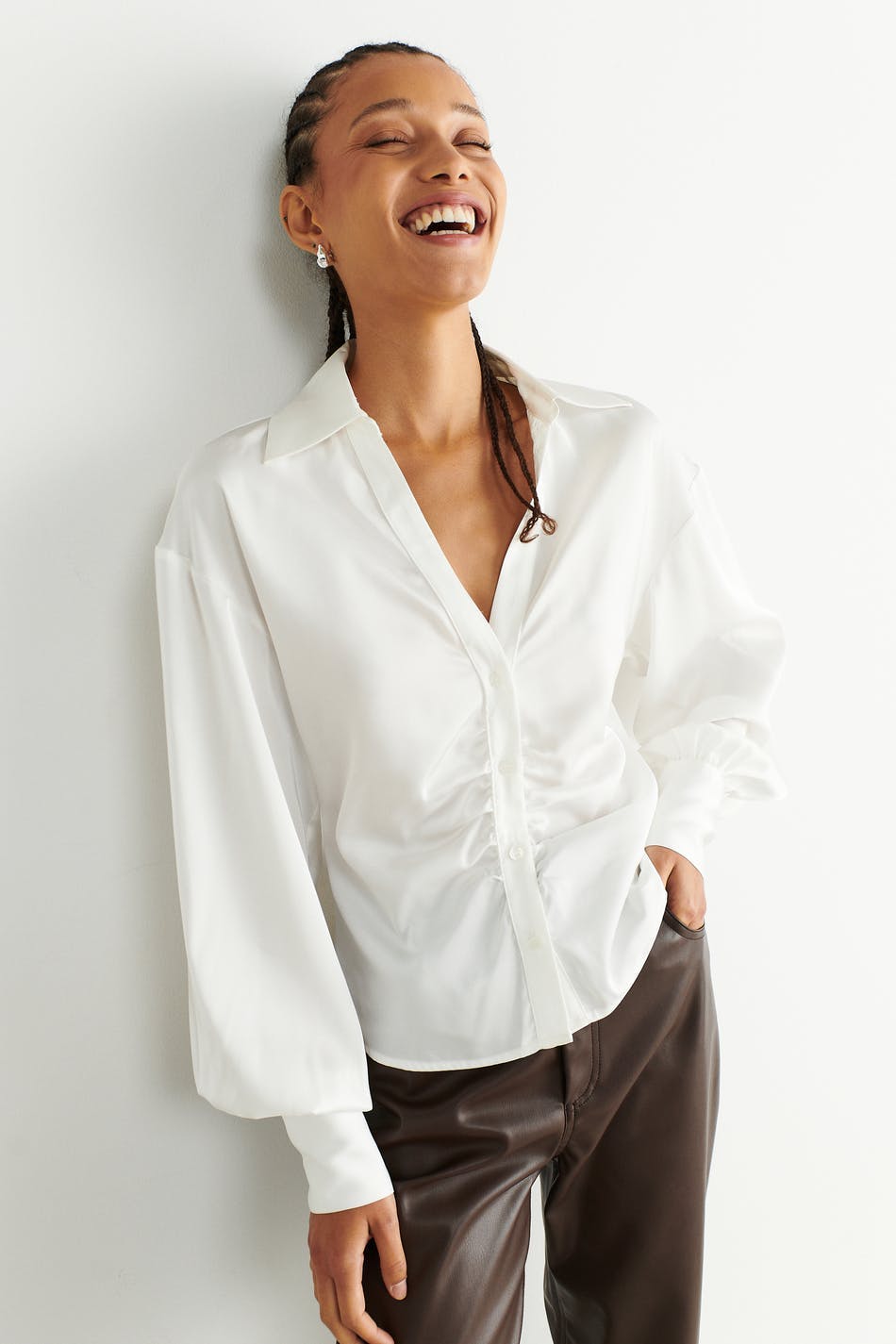 Satin blouse