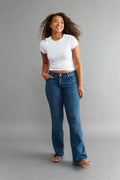 low waist bootcut jeans
