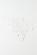 3-pack lace string