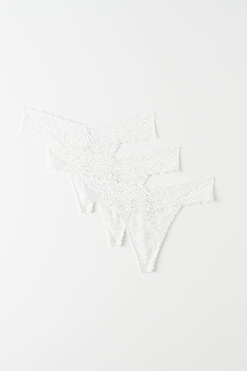 3-pack lace string