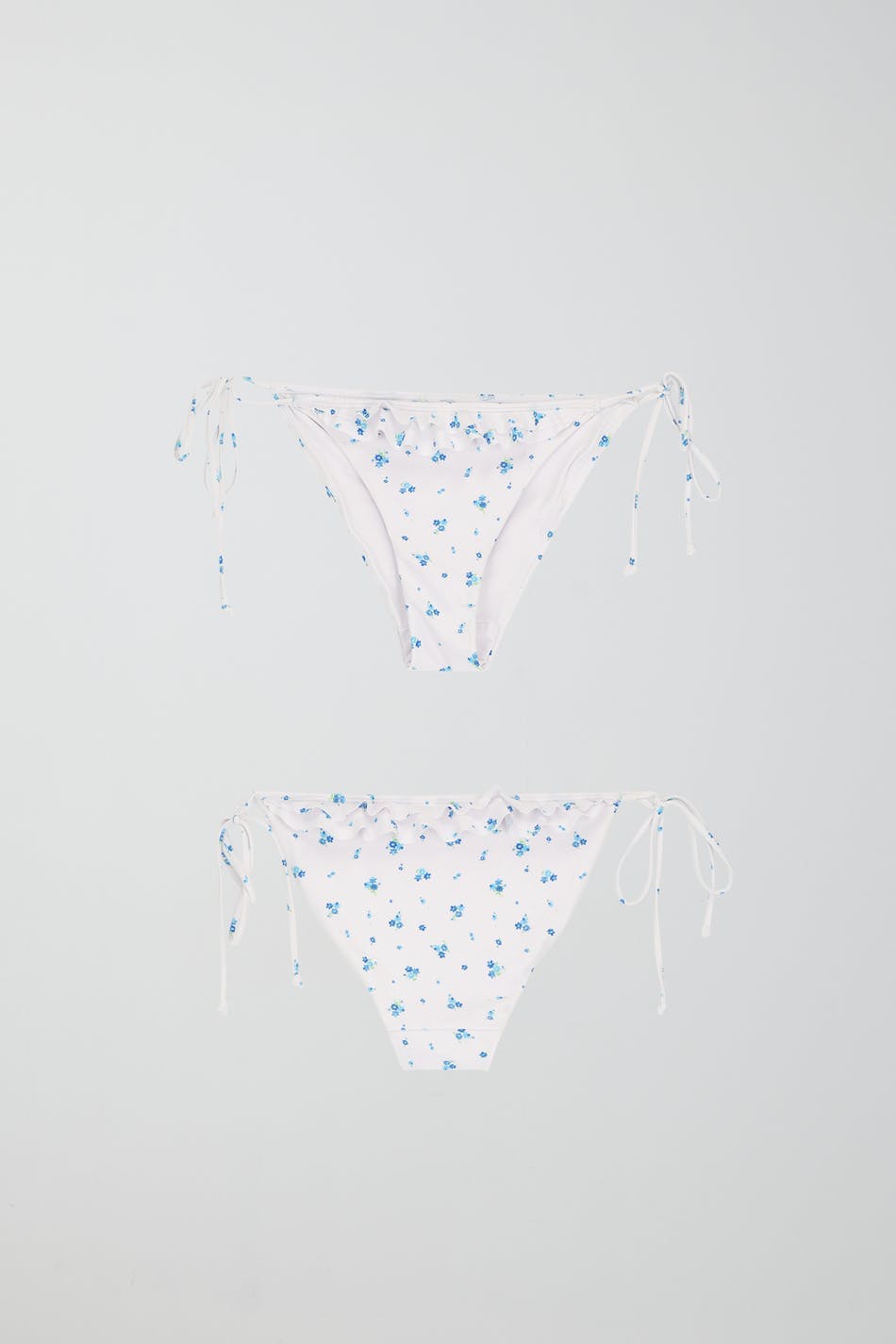Frill tie bikini brief