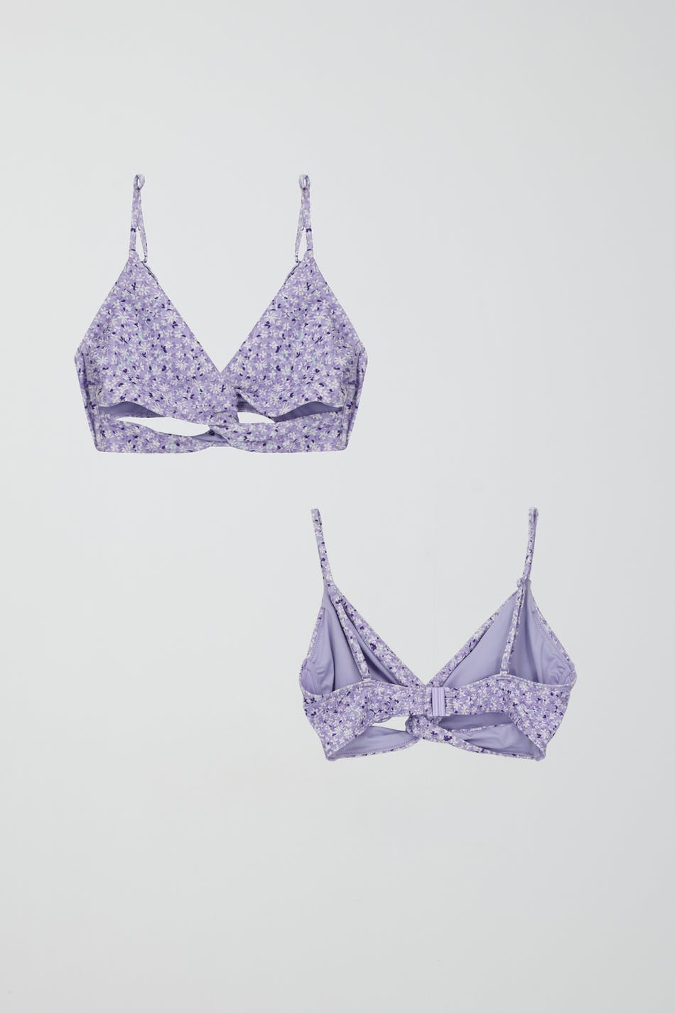 Twisted bikini top