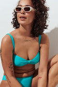 Tie knot bikini top