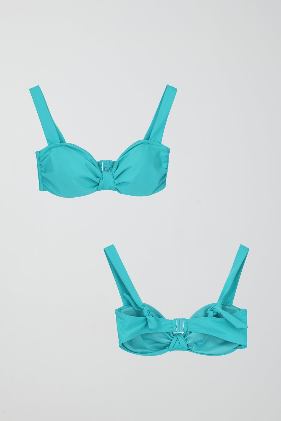Tie knot bikini top