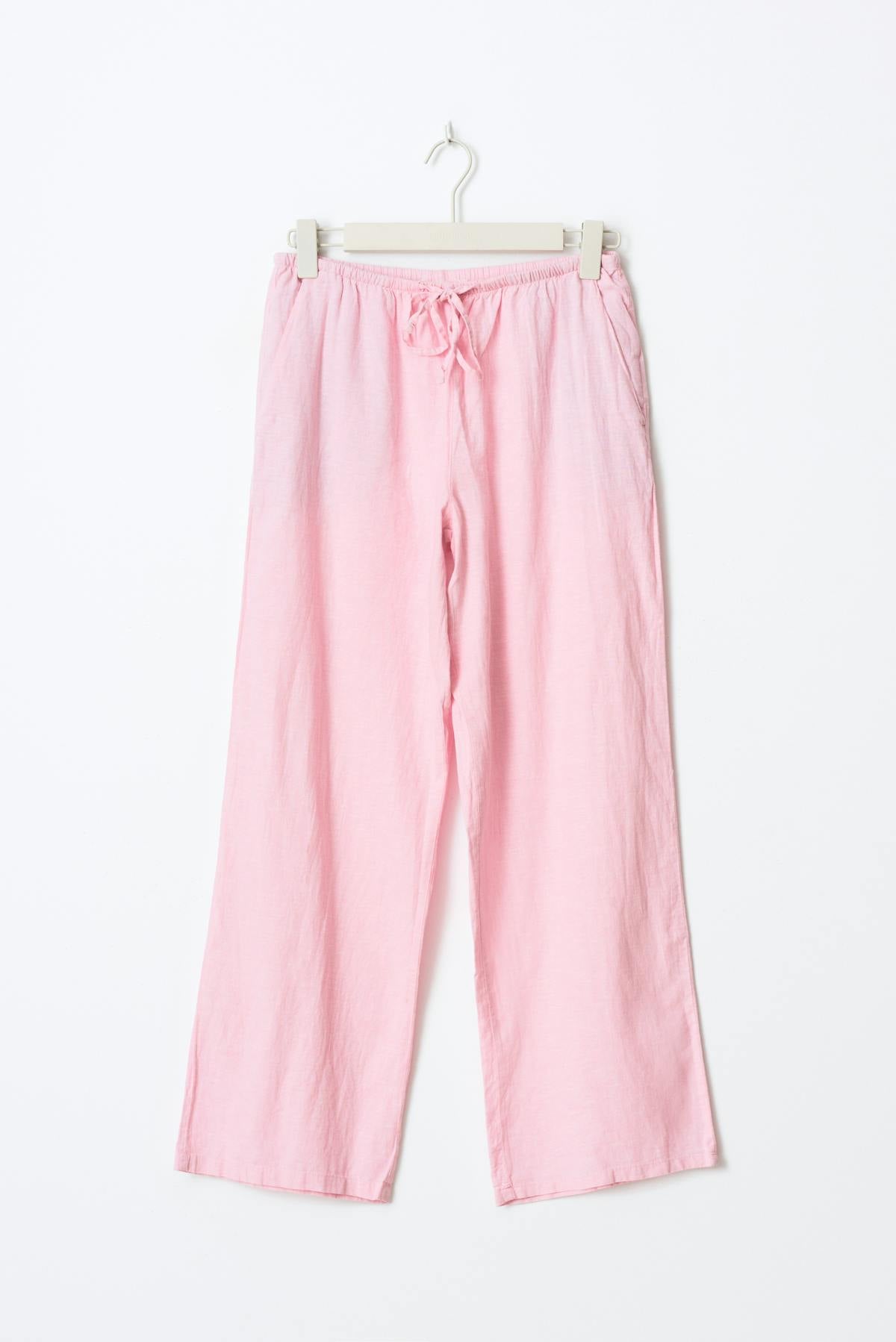linen blend trousers