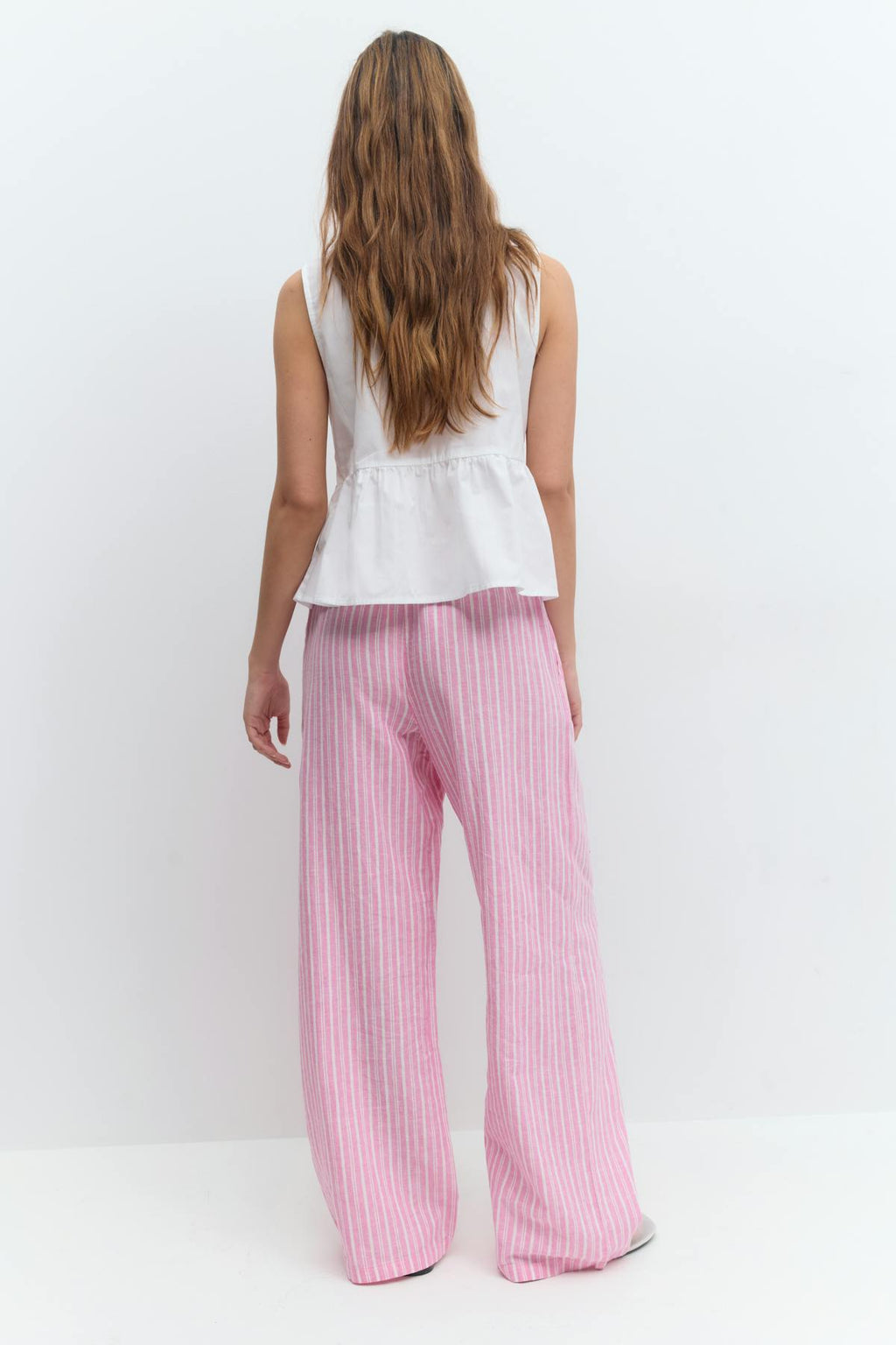 linen blend trousers