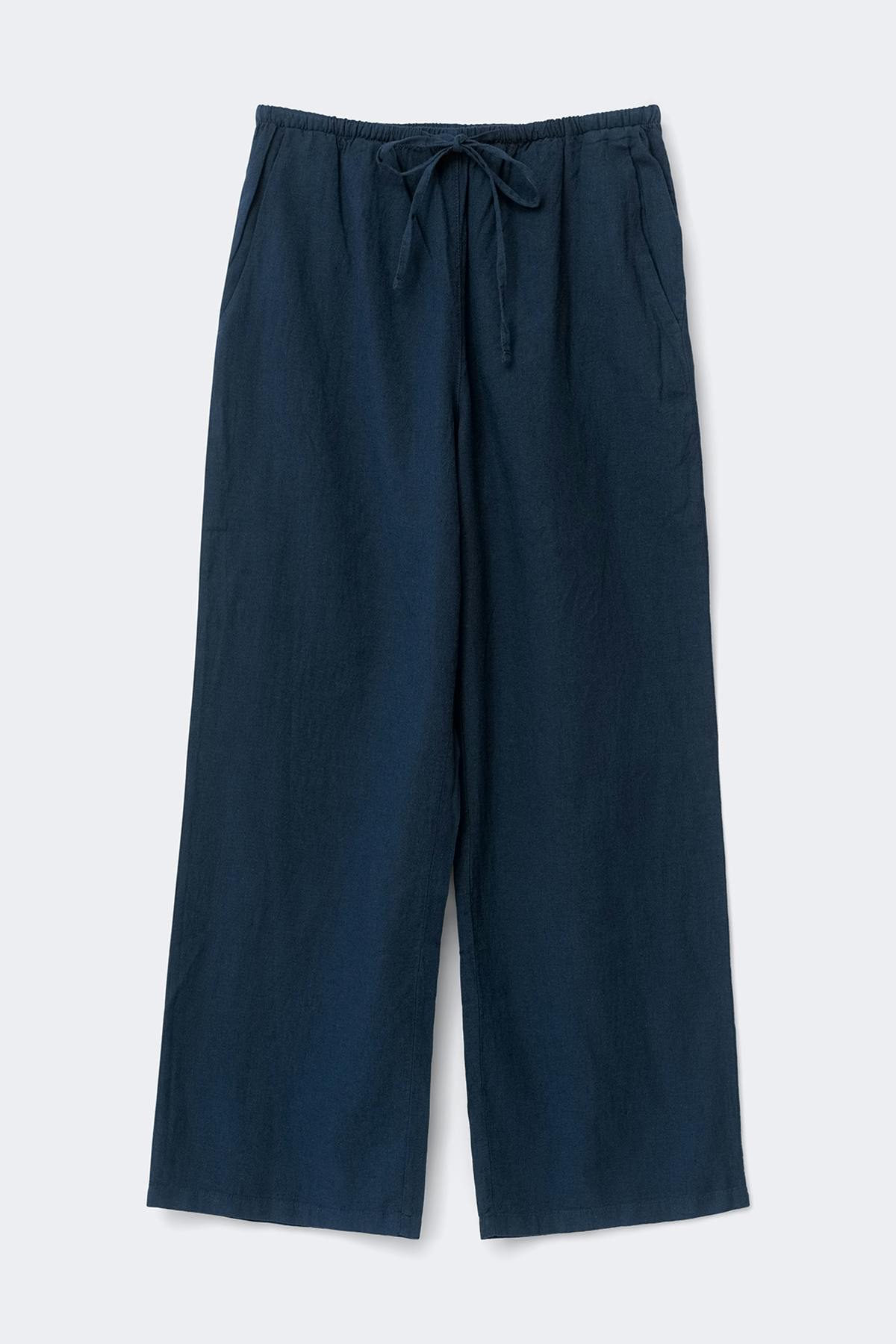 linen blend trousers