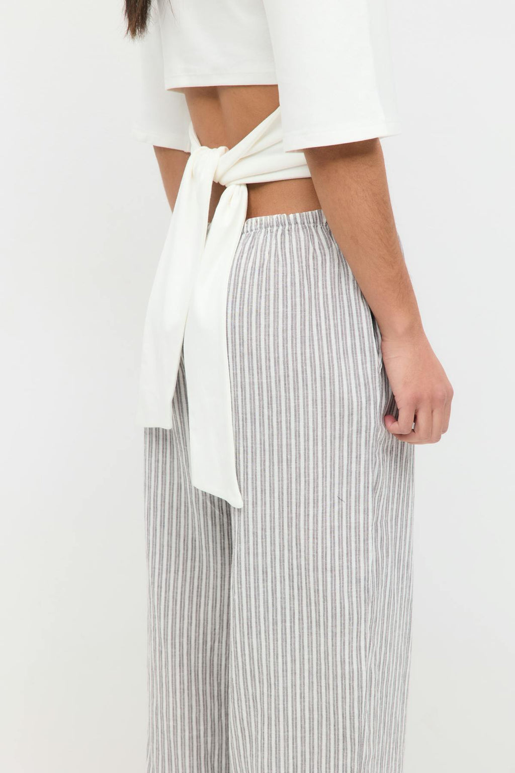 linen blend trousers