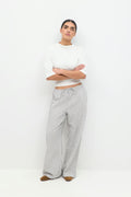 linen blend trousers