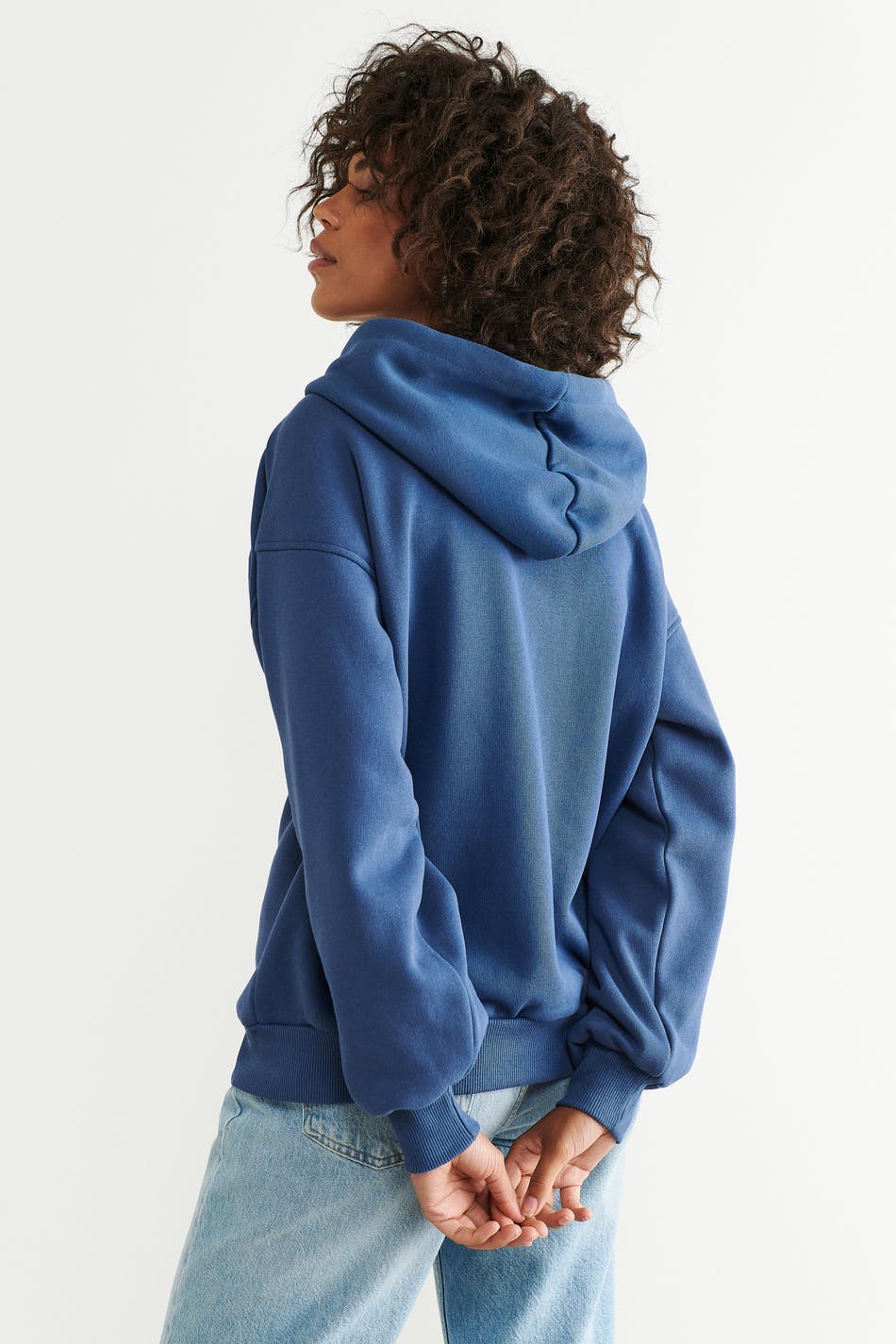 Oversized zip hoodie