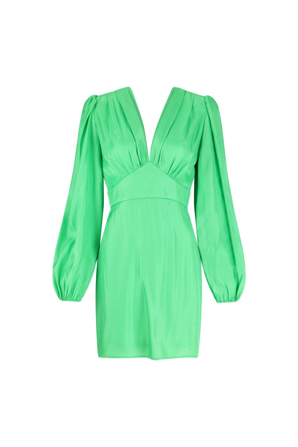 Puff sleeve mini dress